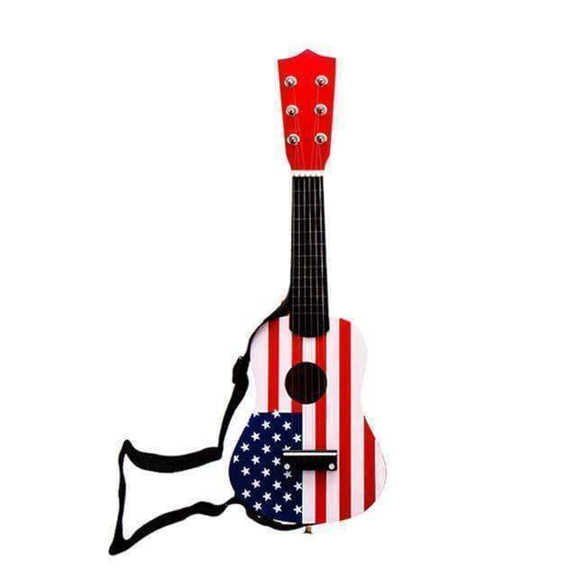 21 Inch Wooden 6 Strings Guitar For Toddlers