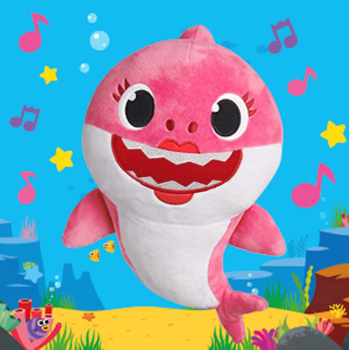 Plush Singing Baby Shark Toy