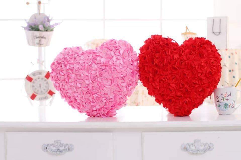 Rose Heart Luminous Pillow