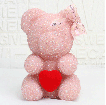 Diamond Rose Bear