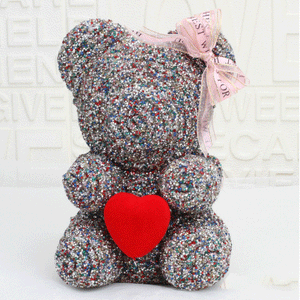 Diamond Rose Bear