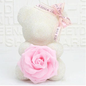 Diamond Rose Bear