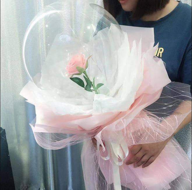 Rose Balloon LED Bouquet Kit