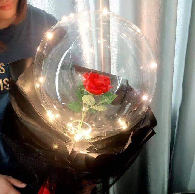 Rose Balloon LED Bouquet Kit