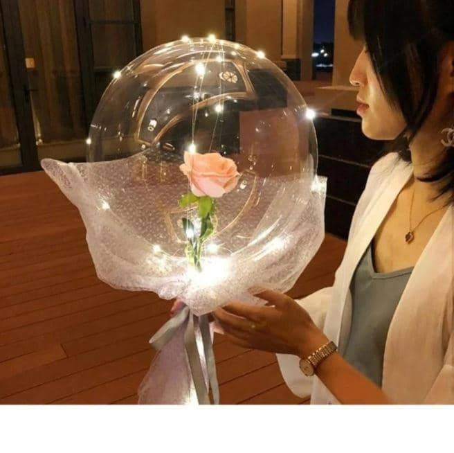 Rose Balloon LED Bouquet Kit