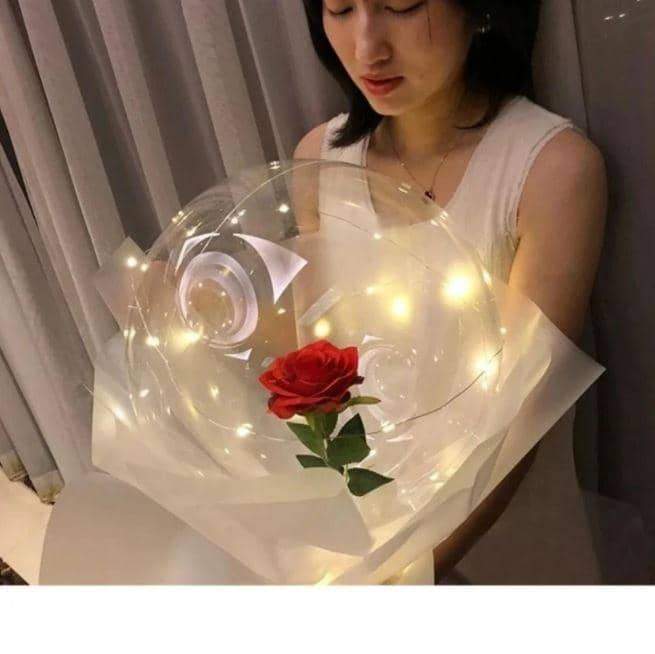 Rose Balloon LED Bouquet Kit