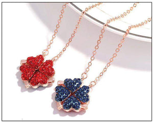 Four-Leaf Heart Clover Necklace