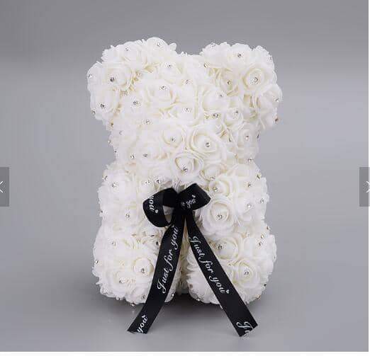 Luxury Diamond Rose Bear