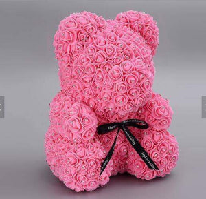 Luxury Diamond Rose Bear