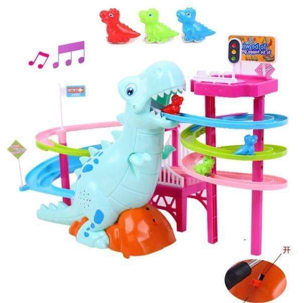 LED Race Toy Musical Dinosaur