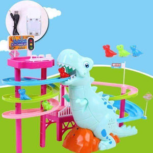 LED Race Toy Musical Dinosaur