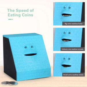 Coin Eating Face Bank