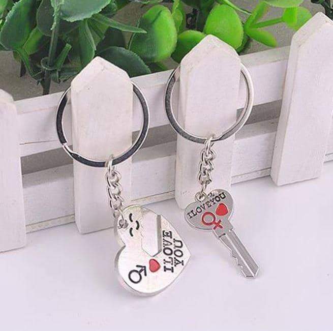 Love Puzzle Keychain