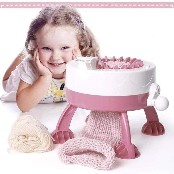 DIY Kid Knitted Machine Toy