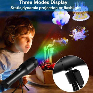 Flashlight Music Projector Light