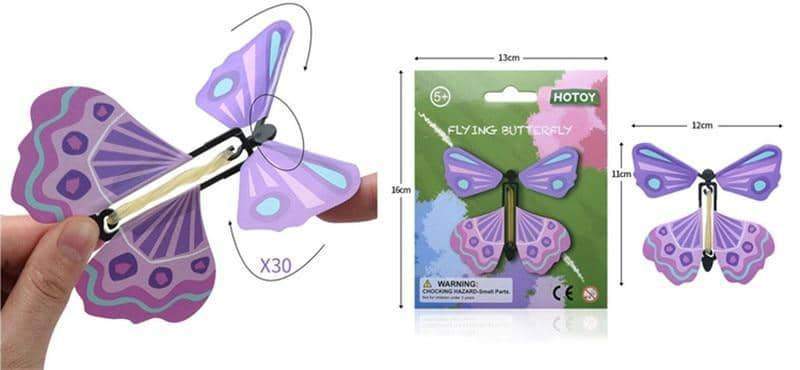 Magic Wind Up Flying Butterfly