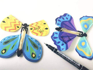 Magic Wind Up Flying Butterfly