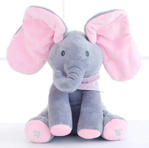 Peek A Boo Stuffed Animal Elephant Plush Toy