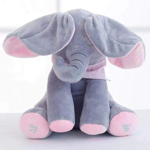 Peek A Boo Stuffed Animal Elephant Plush Toy