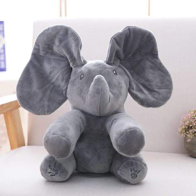 Peek A Boo Stuffed Animal Elephant Plush Toy