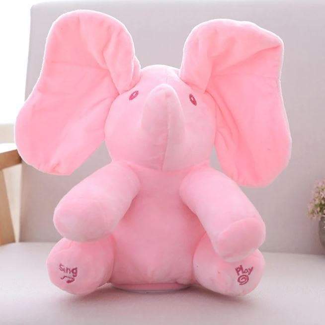 Peek A Boo Stuffed Animal Elephant Plush Toy