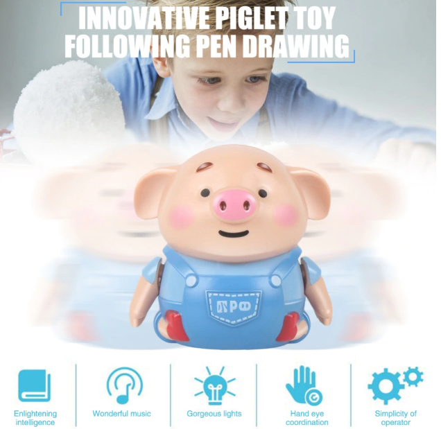 Educational Creative Pen Inductive Toy Pig