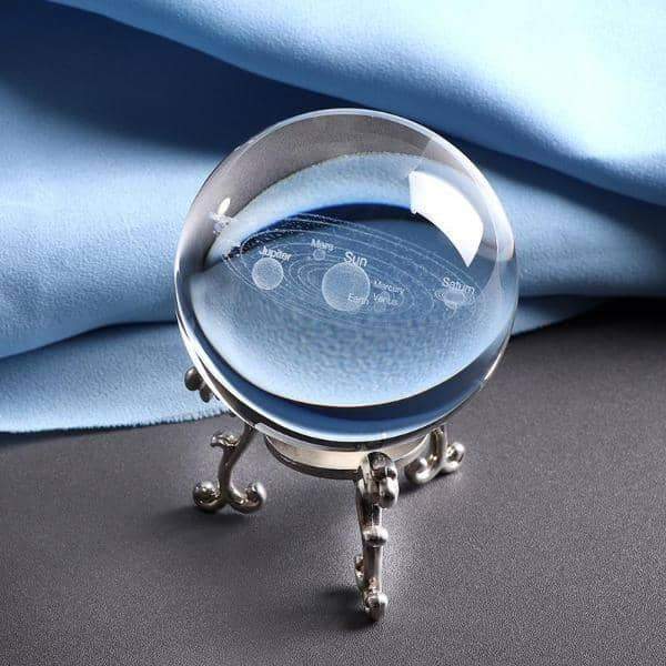 3D Solar System Crystal Ball