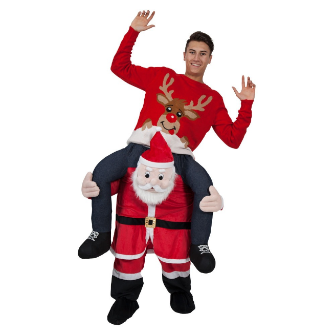 Santa Piggyback Ride On Costume