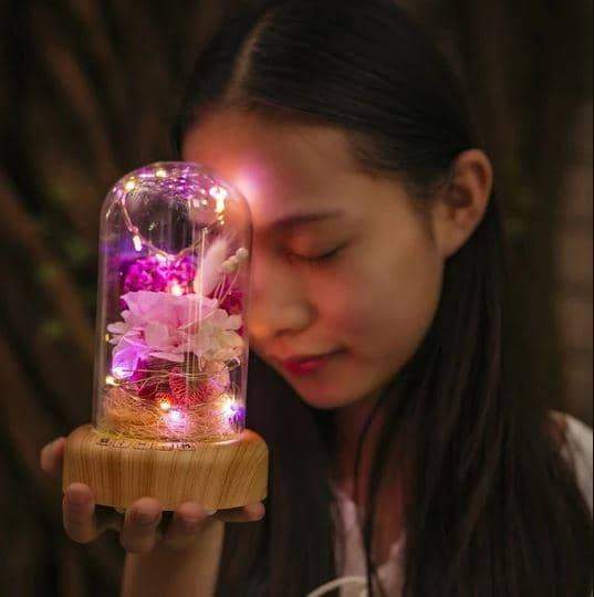 Rose Bottle Light Bluetooth Speaker