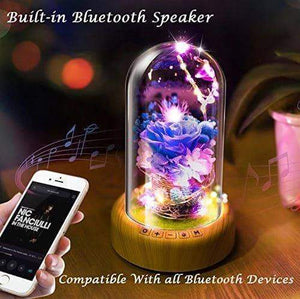 Rose Bottle Light Bluetooth Speaker