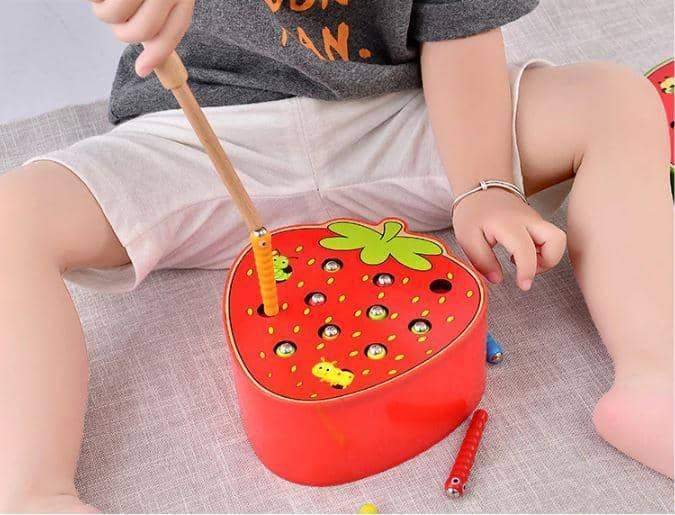 Strawberry Catching Bug Toy