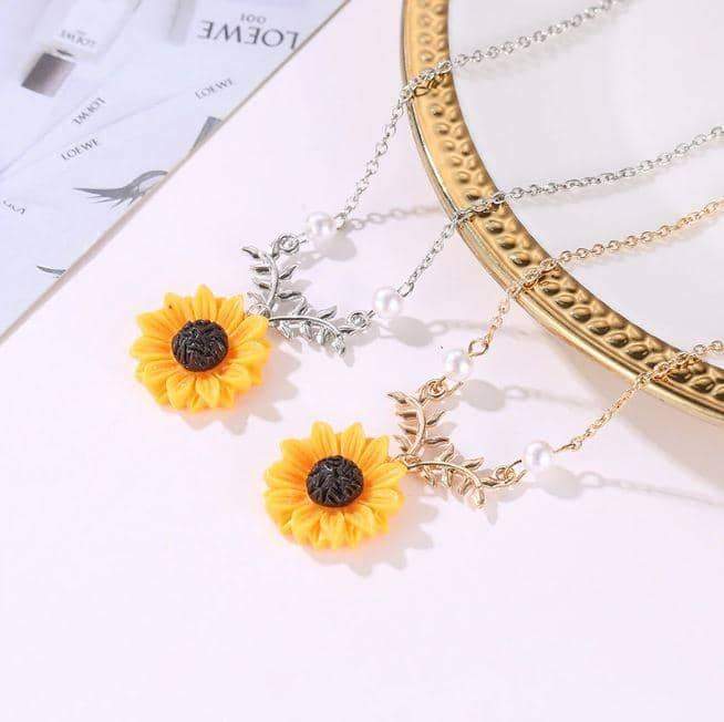 Sunflower Necklace