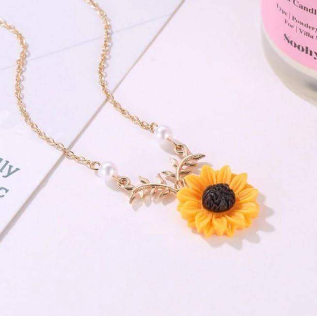 Sunflower Necklace