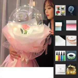 Rose Balloon LED Bouquet Kit