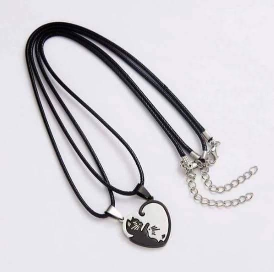 Yin & Yang Cat Necklace